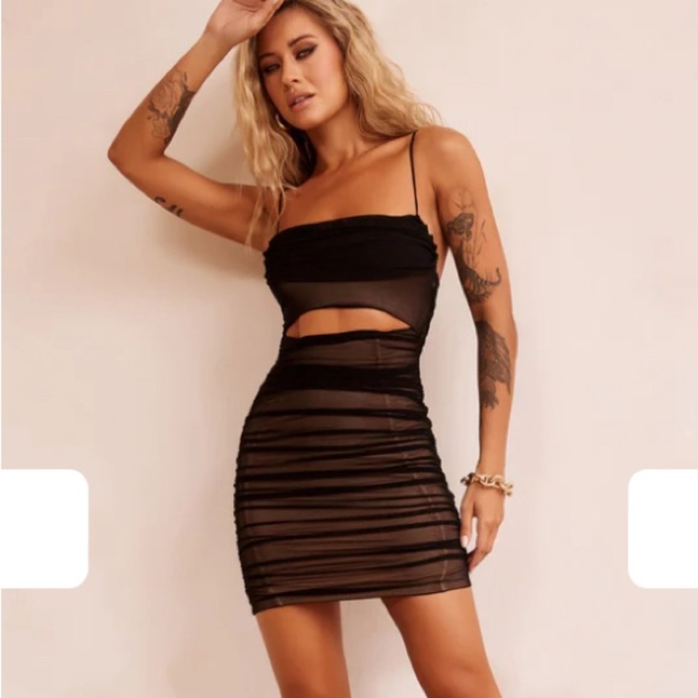 Sage and Paige black mini dress